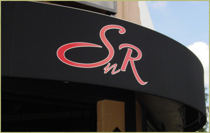 Commercial awning - commercial rounded awning