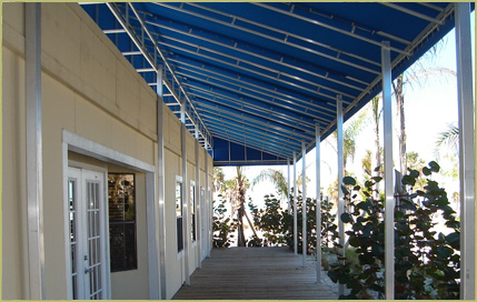 Commercial awning - commercial walkway anwing