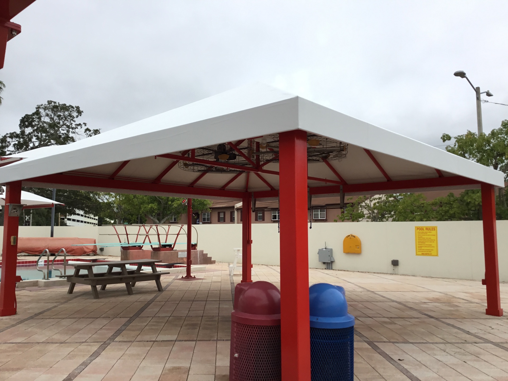 Commercial awning - commercial pool 16 6