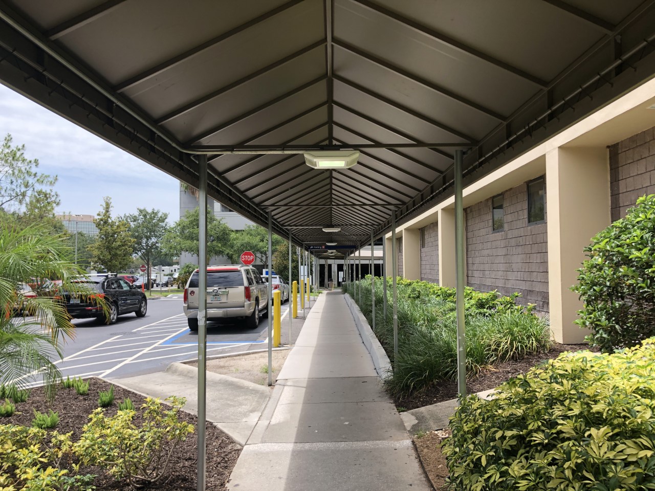 Commercial awning - hospital 2