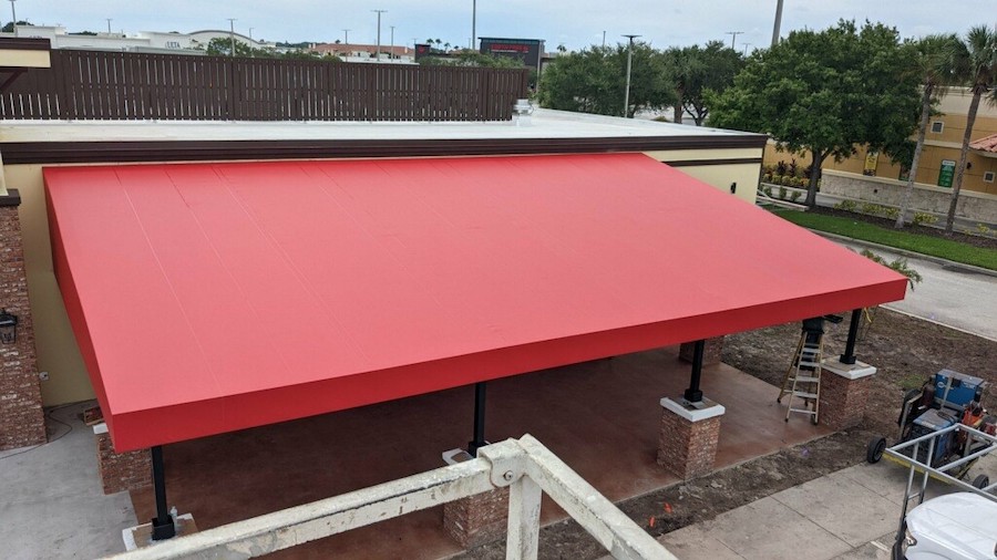 Commercial awning - mandolas ii