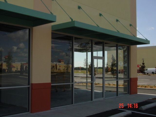 Commercial awning - metal awning