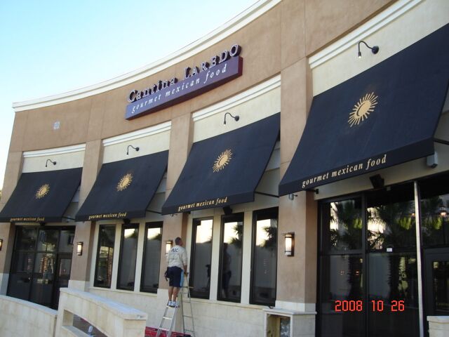 Commercial awning - mexican restaurant awning