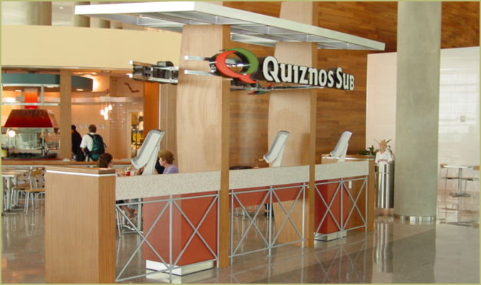 Commercial awning - quiznos