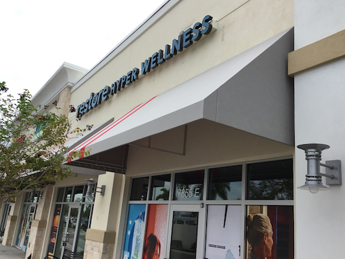 Commercial awning - restore