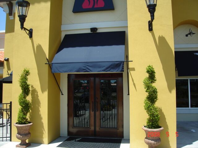 Commercial awning - spear awning