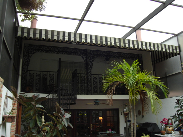 Residential awning - residential awning for inside screen room