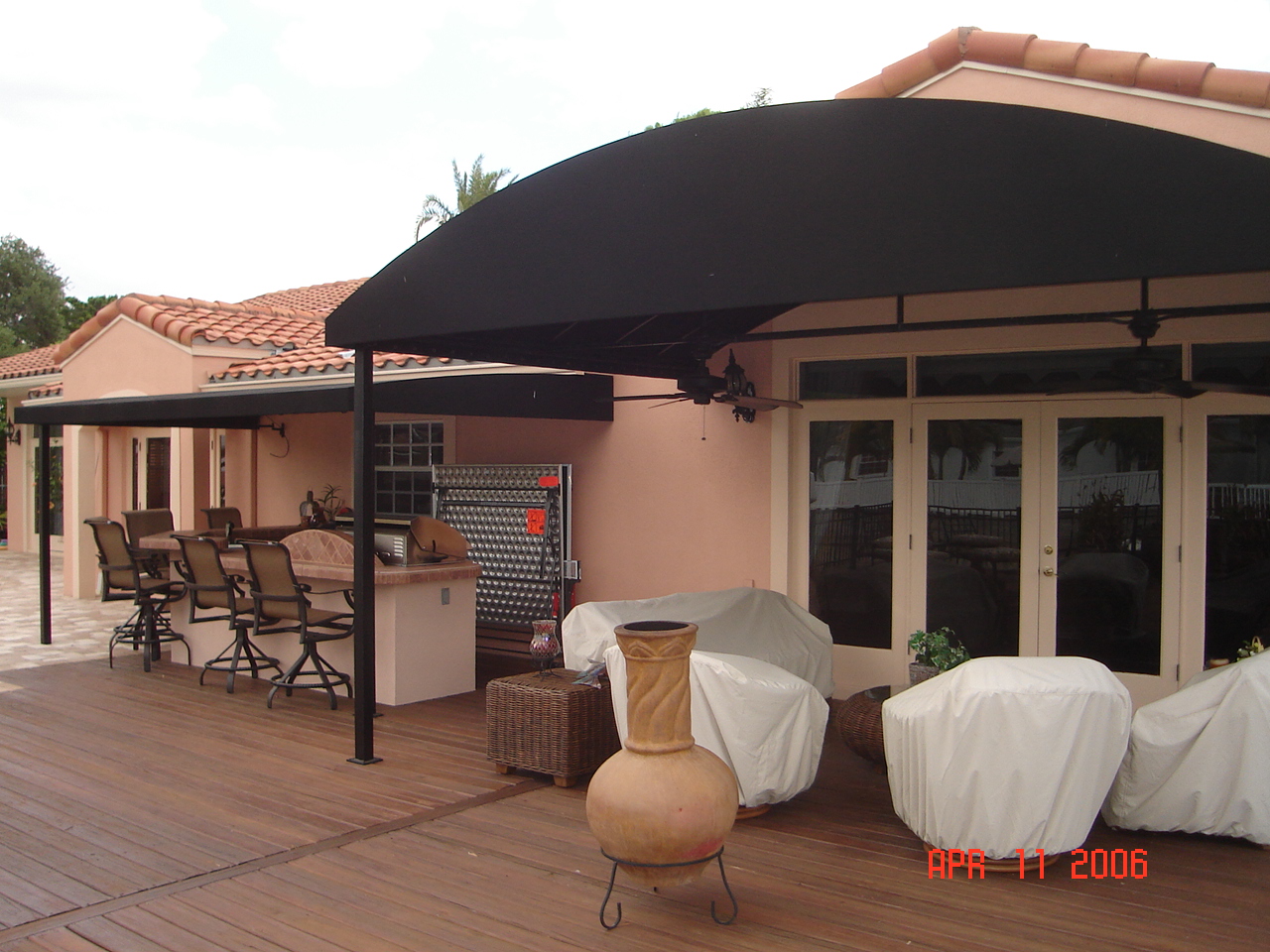 Residential awning - residential patio anwing