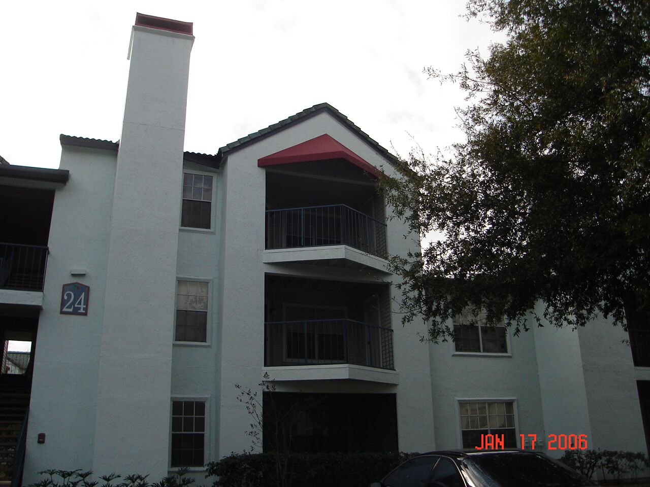 Residential awning - triangle awning