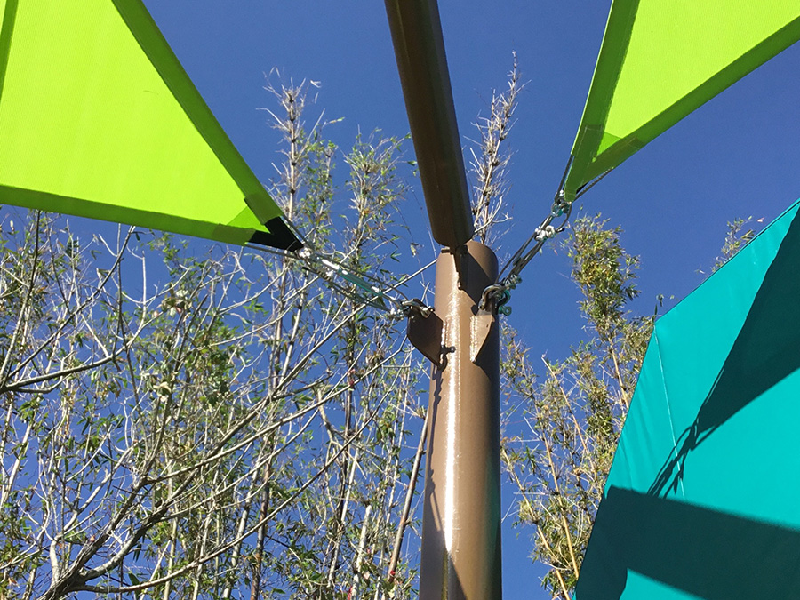Shade sail - busg gardens 01