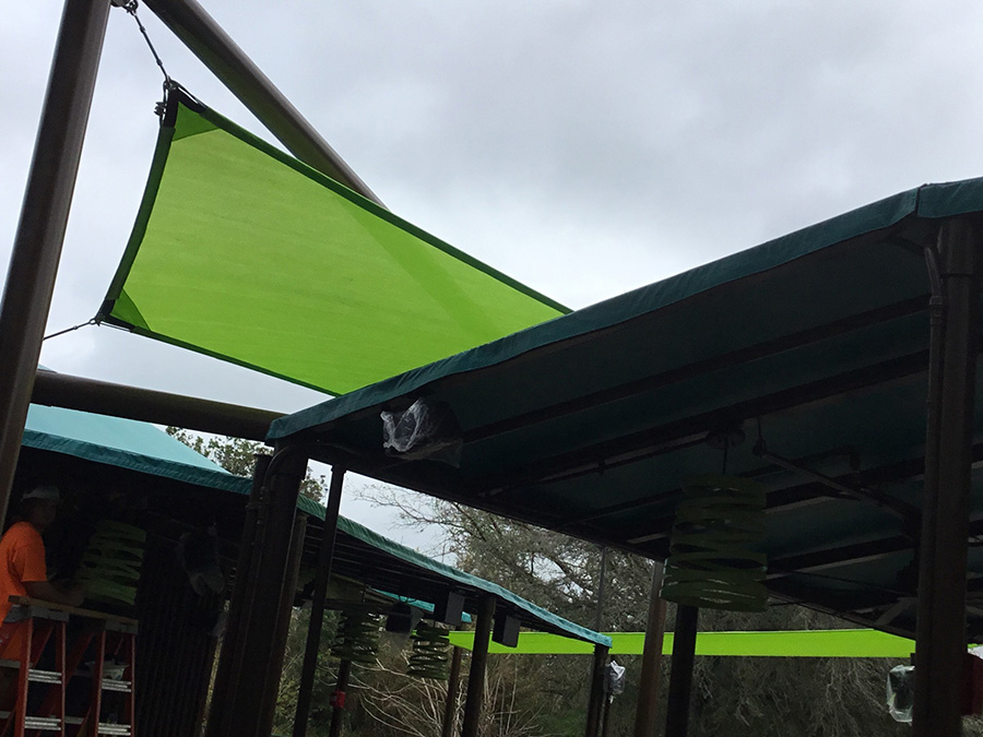 Shade sail - shade project park 4