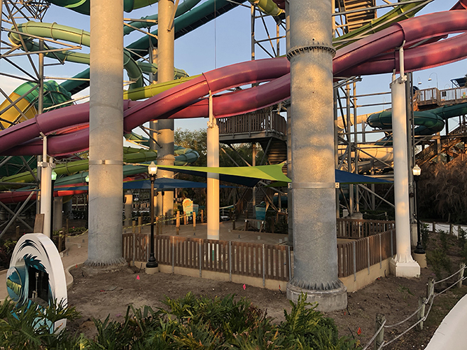 Shade sail - tension structure