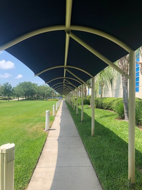 Shade sail - valpak tension structure